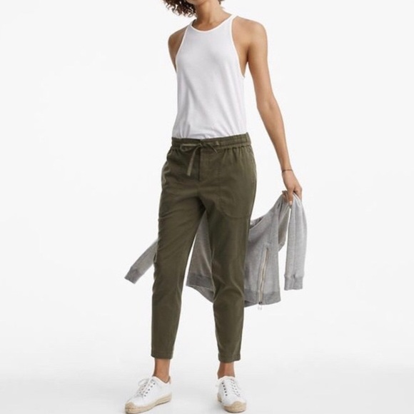 Lou & Grey Pants - Lou & Grey Olive Green Pull On Pants